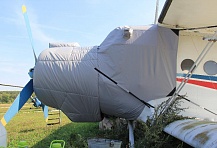 Пошив защитных стояночных чехлов на самолёт АН-2